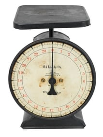 Antique Hanson Bros Chicago 24 Pound Scale