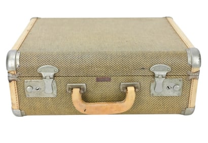 Antique Peerless NY Small Suitcase