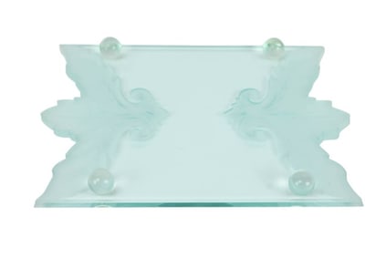 Guenther Luna Studio Art Glass Passion Leaf Tray