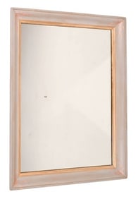 Swedish Style Distressed Painted Wall Mirror