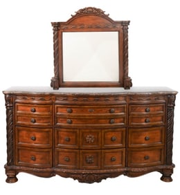 Design by Ashley North Shore Ornate Dresser