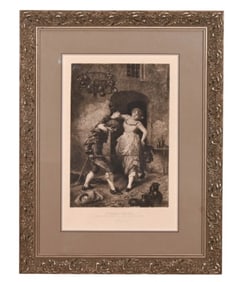 Stephen J. Ferris An Unequal Struggle Etching