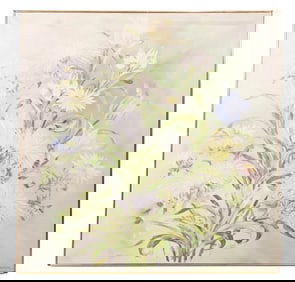 J. Allen Boucher Signed Acrylic Floral Still LIfe