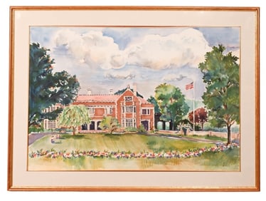 Water Color Painting Waveny Park New Canaan Ct.