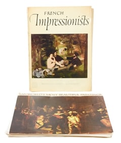 16 French Impressionist, 100 Paintings Color Print