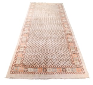Stark Botemir Hand Knotted Wool Runner Area Carpet
