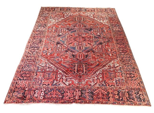Persian Hand Made Heriz Wool Rug (1 of 13)