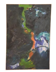 Cirrochi Signed Abstract Oil Painting