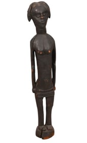 Bamana Mali Hand Carved Female Fertility Statue