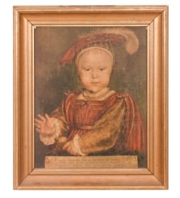 After Hans Holbein Portrait of Edward VI as Child