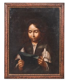 After Michael Sweerts Portrait of a Boy Reading