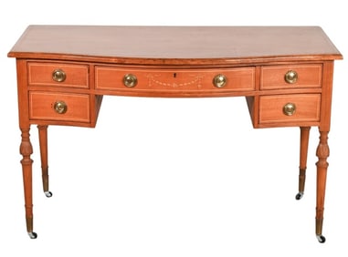 Mid Century Modern Hand Carved Ladies Desk