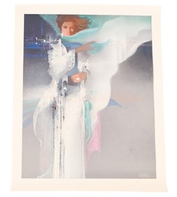 Robert Peak Signed Silkscreen w COA Title Tara