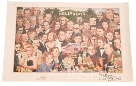 America Fine Art Edition 1999 Hollywood Poster
