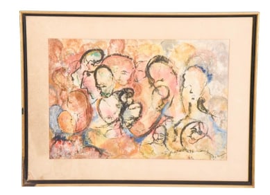 Jeri Raichelson Signed Expressionist Painting