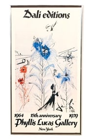 Dali Editions Phyllis Lucas Gallery 64-79 Poster