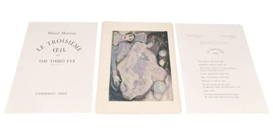 Marcel Marceau Third Eye Suite Signed & Numbered