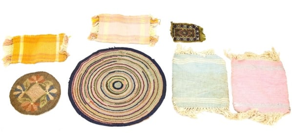 Vintage Hand Knotted Doll House Carpets