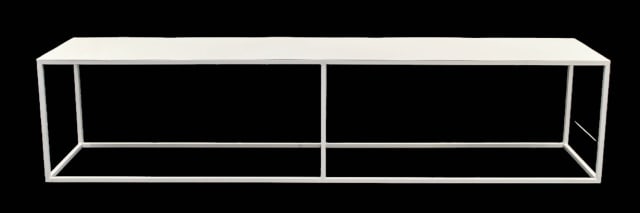 Modern Design Metal Frame Hand Painted Settee