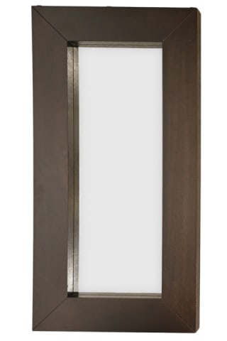 Large Contemporary Black Wood Mirror (1 of 12)