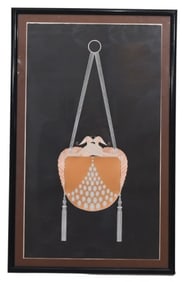 Erte " The Clasp" Signed Limited Edition Serigraph