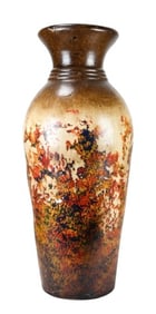 Ceramic Hand Painted Floor Vase Abstract Design