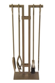 Metal Fireplace Tool Set