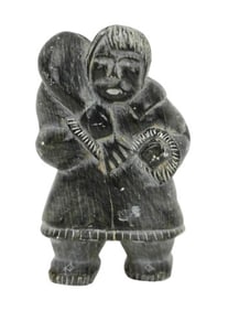 Inuit Stone Carving of Eskimo