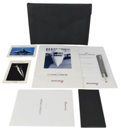 British Airways Concord Flight Folder