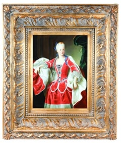 After Ranc Oil Painting Portrait Queen Farnese