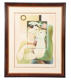 Alfonso Arana Mother of Hands Signed Lithograph