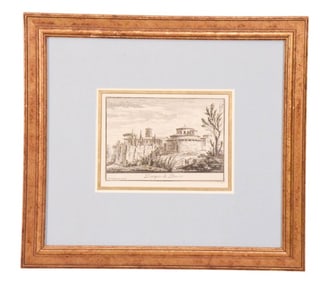 Francois Pierre Duflos Antique Etching