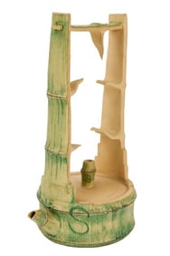 Lu Wen-Xia High Bamboo Form Xiying Tea Pot w Lid