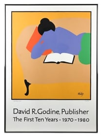 Lance Hidy Signed Godine Publisher Poster Framed