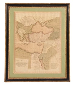 Antique Map Orbis Romani Eastern Roman Empire