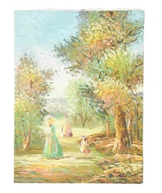 Alen Walters Signed Impressionist Oil Painting