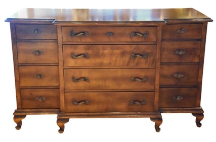 Italian Hand Carved 12 Drawer Sideboard
