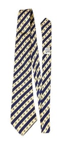 Hermes France Men's Silk Tie Panda Bear Pattern