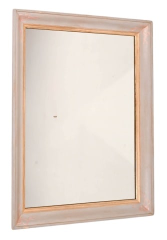 Swedish Style Distressed Painted Wall Mirror (1 of 9)