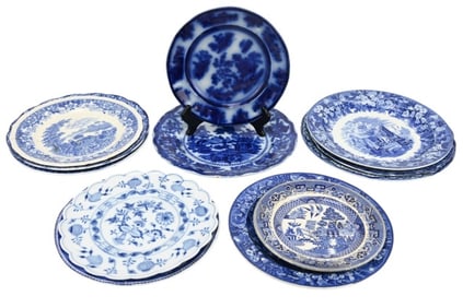 Collection Flo Blue & Blue Transfer Ware Plates