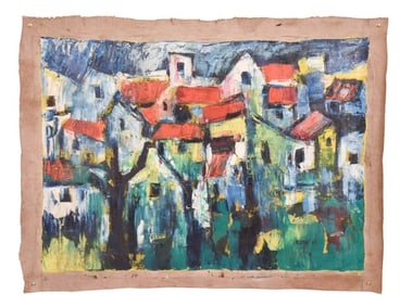 Sayed Haider Raza Untitled Acrylic on Canvas 1962