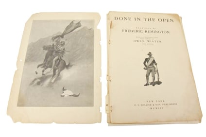 Frederick Remington Done in the Open Drawings