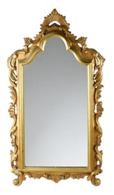 Art Deco Style Carved Gilt Pier Mirror
