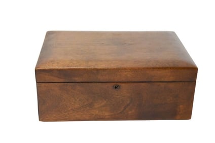 Vintage Glass Lined Cigar Humidor