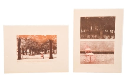 2 Gustl French Signed & Numbered Photo Etchings