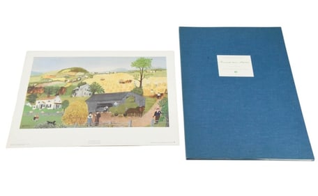 Grandma Moses Portfolio of 8 Prints