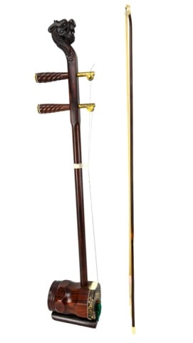 Vintage Chinese Erhu 2-String Violin w Dragon Head (1 of 9)