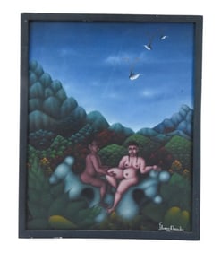 Bruno Chrysler Oil Painting on Canvas 1997