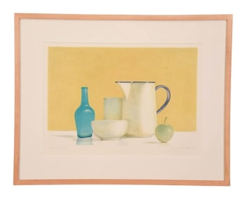 Elsie Manville Still Life Color Lithograph Signed