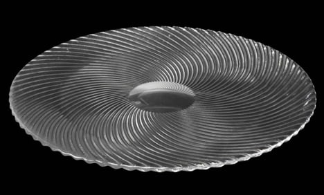 Tiffany & Co. Swirl Crystal Plate